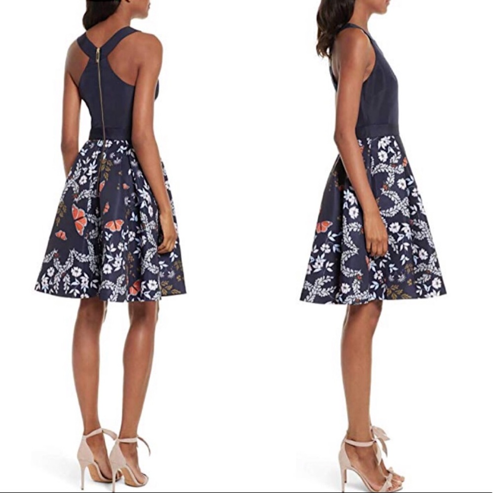 Ted Baker Bethah Kyoto floral Fit &Flare dress - Picture 6 of 8